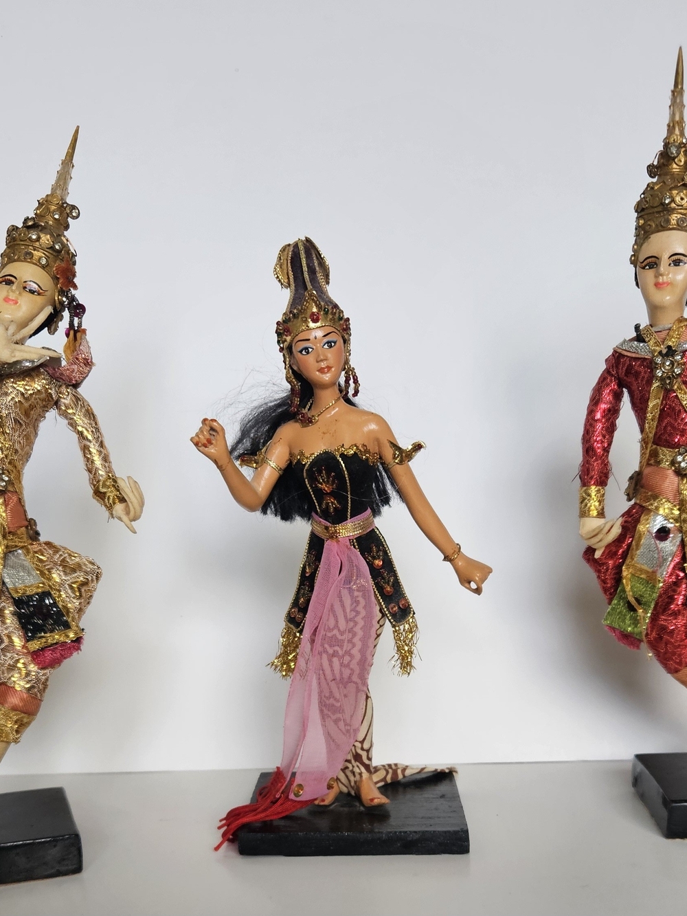 3 Handcrafted Doll - Decorative Home Accent